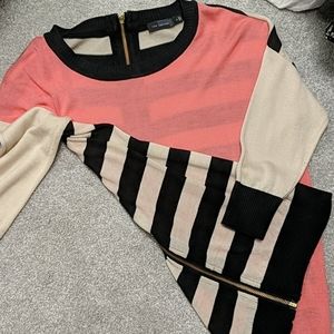 Limited zip back sweater small